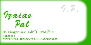 izaias pal business card